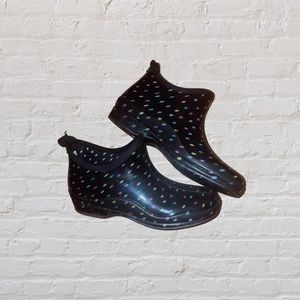 Dotted Ankle Delight Rain Boots
